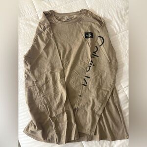 Calvin Klein Men's Beige Long Sleeve Tee